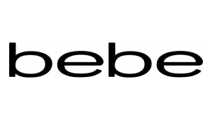 Bebe logo on white background
