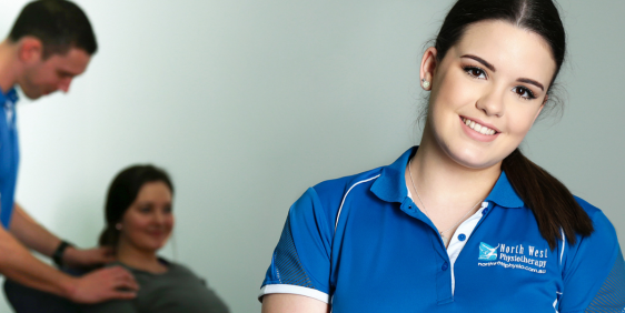 female in North West Physiotherapy uniform, new physiotherapy providers at The Health Hub Fortitude Valley